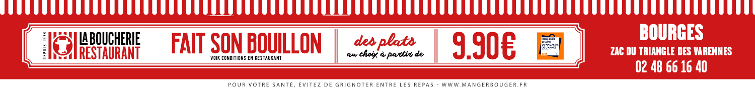 BOUCHERIE RESTAURANT BOURGES 2025